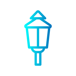 lampa ogrodowa ikona
