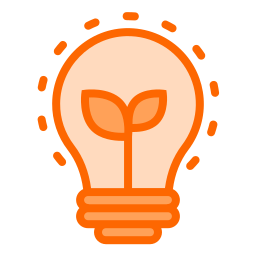 Eco bulb icon