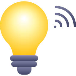 Smart bulb icon