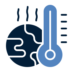 opwarming van de aarde icoon