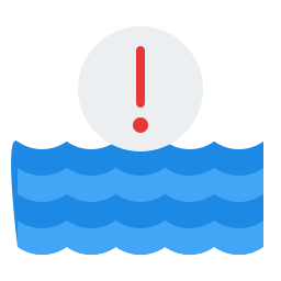Water pollution icon