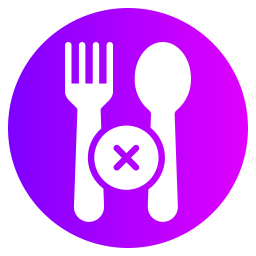 Żadnego jedzenia ikona