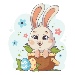 Easter basket icon