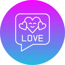 Love message icon