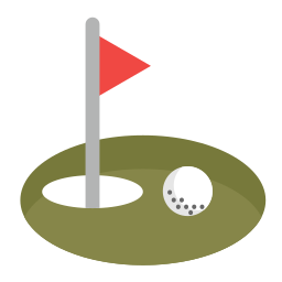 le golf Icône