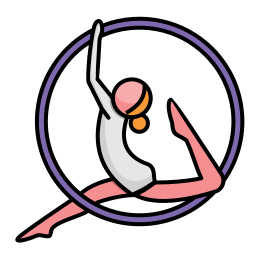 Artistic gymnastics icon