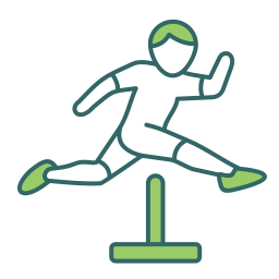 Track and field icon