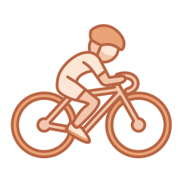 Езда на велосипеде иконка