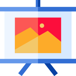 Projection screen icon