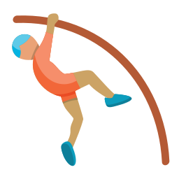 Pole vault icon