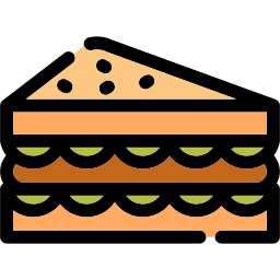 sándwich icono