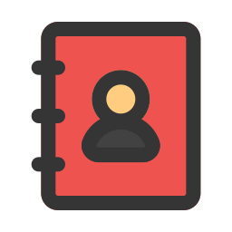 Contact book icon