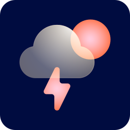 Lightning storm icon