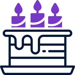 Birthday cake icon