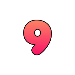 Number 9 icon