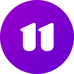 numéro 11 Icône