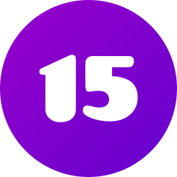 número 15 Ícone