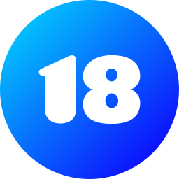 numéro 18 Icône