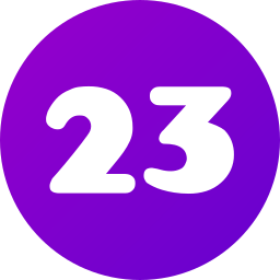 numer 23 ikona
