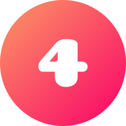 número 4 icono