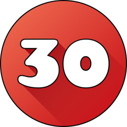 número 30 Ícone