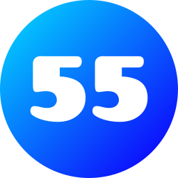 cincuenta y cinco icono