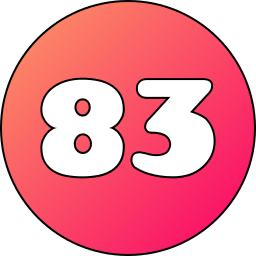 Number 83 icon