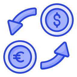 Обмен валюты иконка