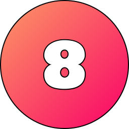 numero 8 icono