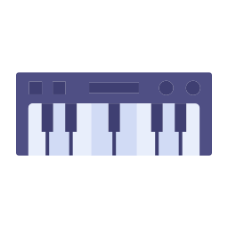 teclado de piano Ícone