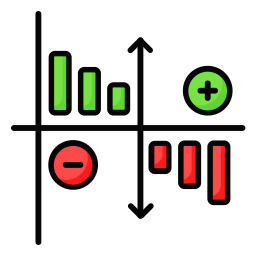 Market fluctuation icon