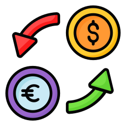 Currency exchange icon