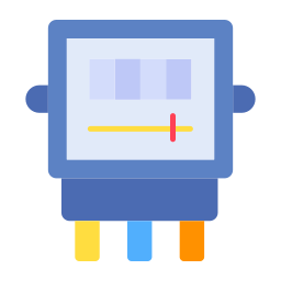 Electric meter icon