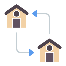 intercambio de casas icono