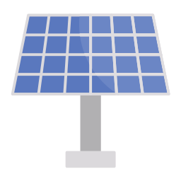 panel solar icono