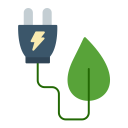 eléctrico ecológico icono