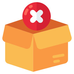 Wrong parcel icon