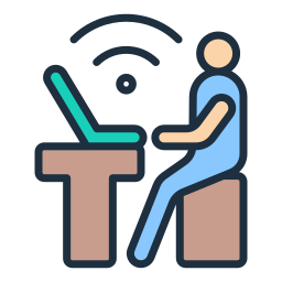 afstandswerk icoon