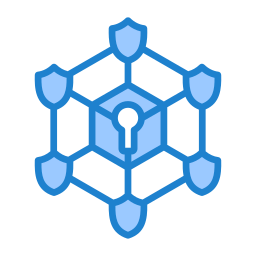 Blockchain technology icon