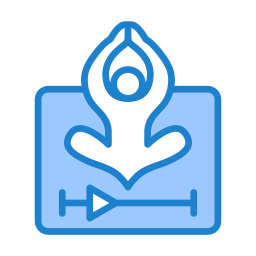Yoga instructor icon