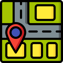 Mapa callejero icono