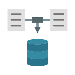 recopilación de datos icono