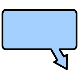 Speech bubble icon