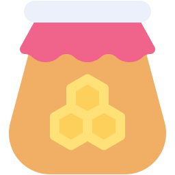 tarro de miel icono