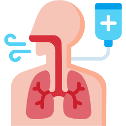 Respiratory system icon