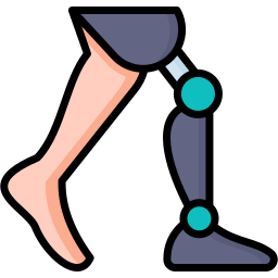 Бионическая нога иконка