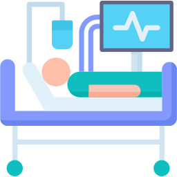 intensive care-afdeling icoon