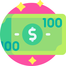 billete de 100 dolares icono