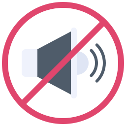 소리가 나지 않음 icon