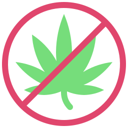 nada de cannabis icono